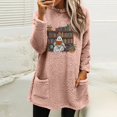 thumbnail image 1 of LSLJS Chandails Chauds d'Hiver pour Femmes, Molletonnés, à Enfiler, Col Ras du Cou, Thermiques, Longs, Hauts de sous-Vêtements, Vêtements Confortables, 1 of 6