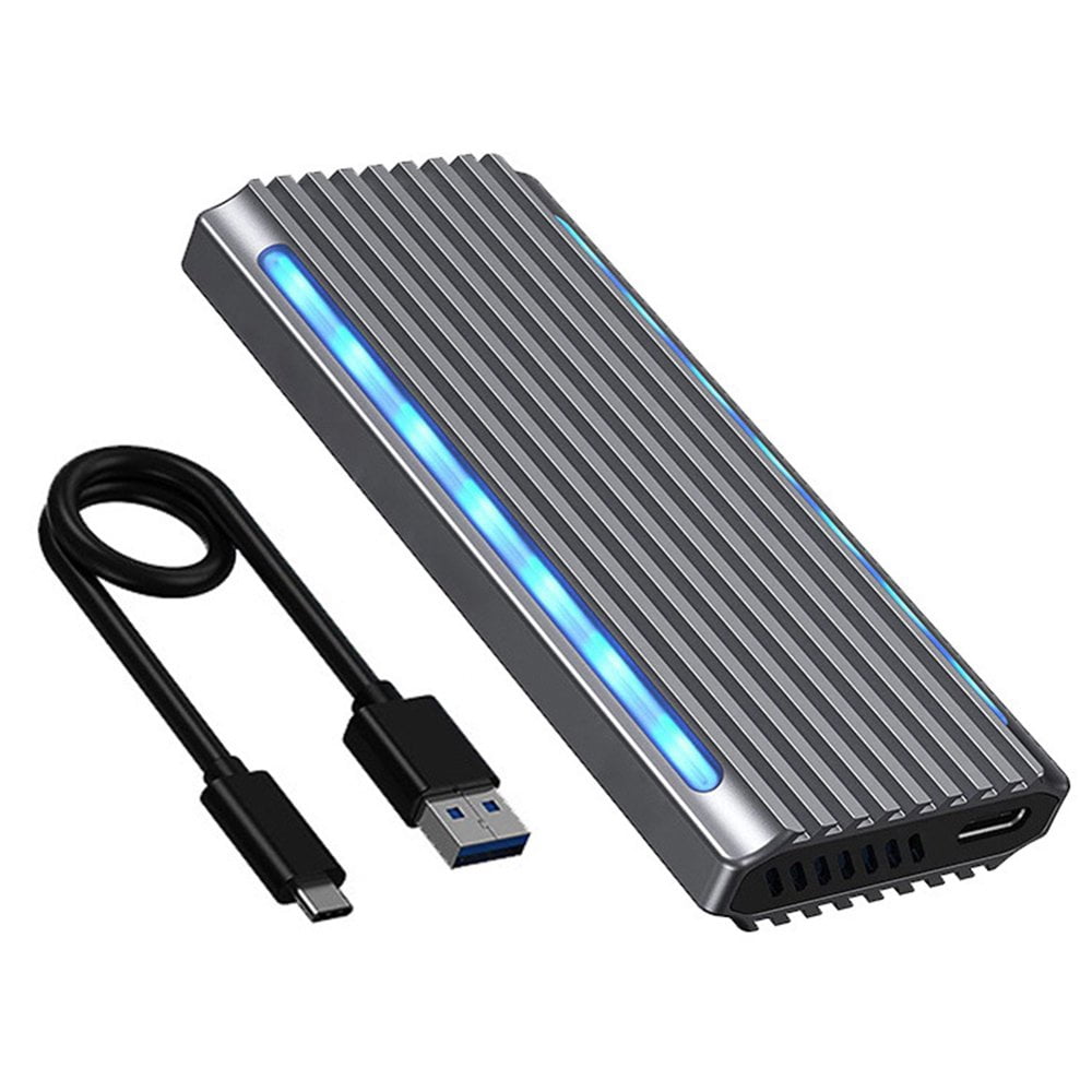 M.2 NVME SATA SSD Case Type-C SSD Box for 2280/2260/2242/2230 SSD (NVMe and SATA