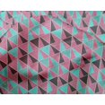 thumbnail image 5 of oneOone Silk Tabby Fabric Triangle Geometric Printed Craft Fabric BTY 42 Inch Wide, 5 of 5