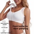 thumbnail image 3 of Clearance Sale! 2025 Bras for Women Push Up Bra Forme Science Bra Posture Correcting Women's Front Closure Posture Wireless Back Support Full Coverage Sports Bra Of 2 Black Xxl, 3 of 8