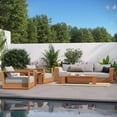 thumbnail image 4 of Modway Tahoe 5 Patio Furniture, Light Gray, 4 of 12