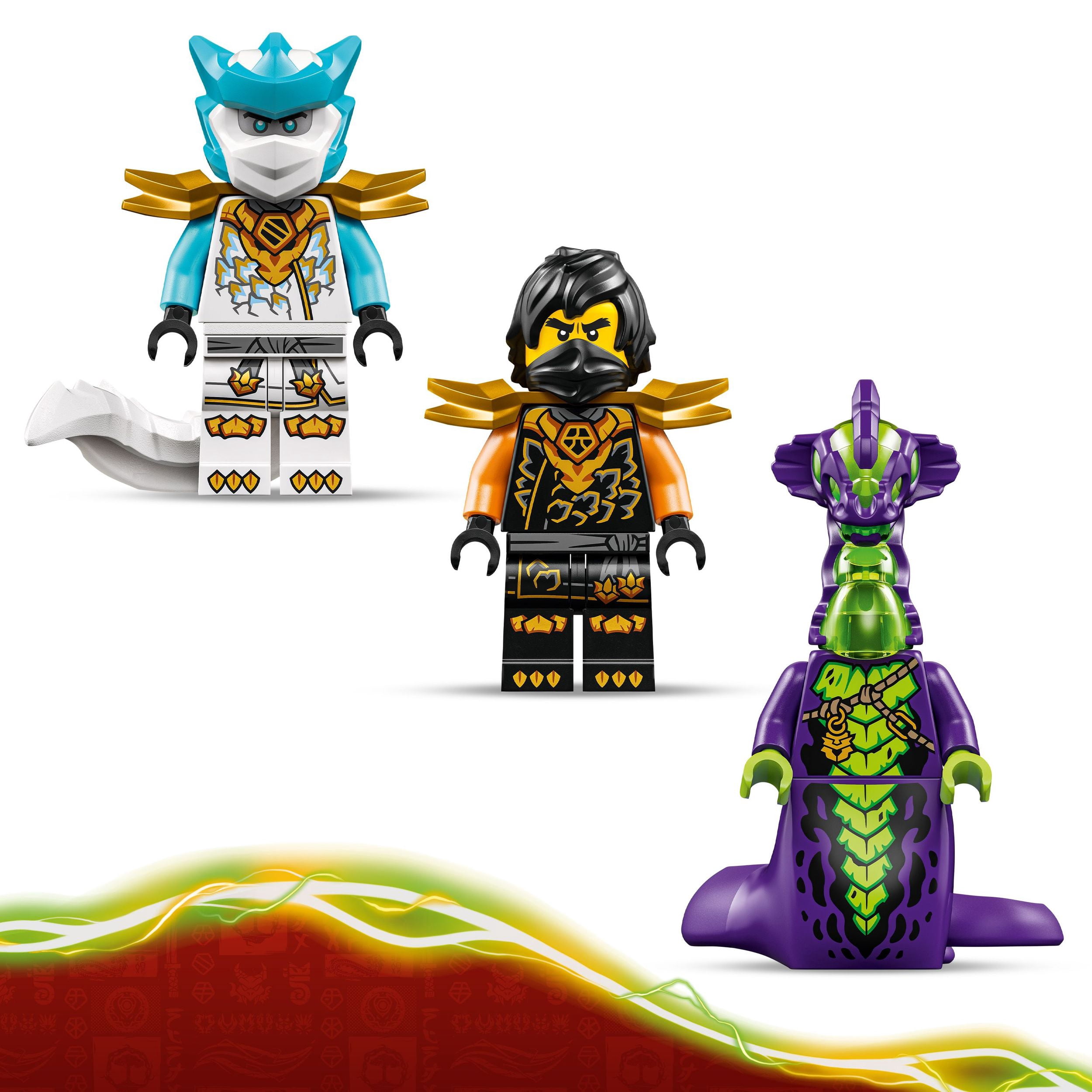 LEGO NINJAGO Cole’s Mission Mech & Dragon Zane Building Toy for Boys, Girls & Kids, Ages 7+ - Poseable Mech W/Cole, Acid Monster, & Zane Minifigures for Pretend Play - Gift Idea for Birthdays - 71854