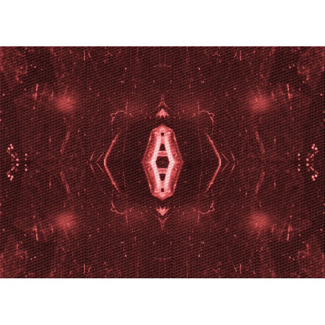 Ahgly Company Tapis d'Intérieur Rectangulaire Transitionnel Rouge Brique Feu Lavable à la Machine, 7 Pieds x 9 Pieds