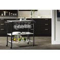 thumbnail image 3 of South Shore Maliza Bar Cart, in Faux Carrara Marble, 3 of 12