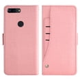 thumbnail image 4 of OnePlus 5T Case, iCoverCase Genuine Leather Wallet Case Slim Fit Folio Book Design with Stand and Card Slots Flip Case Cover for OnePlus 5T (Pink), 4 of 5