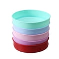 thumbnail image 2 of Nvzi-c Silicone Round Cake Pans, 6 Inch Non-Stick Cake Mold Baking Tins for Cake Pancakes,Green, 2 of 4