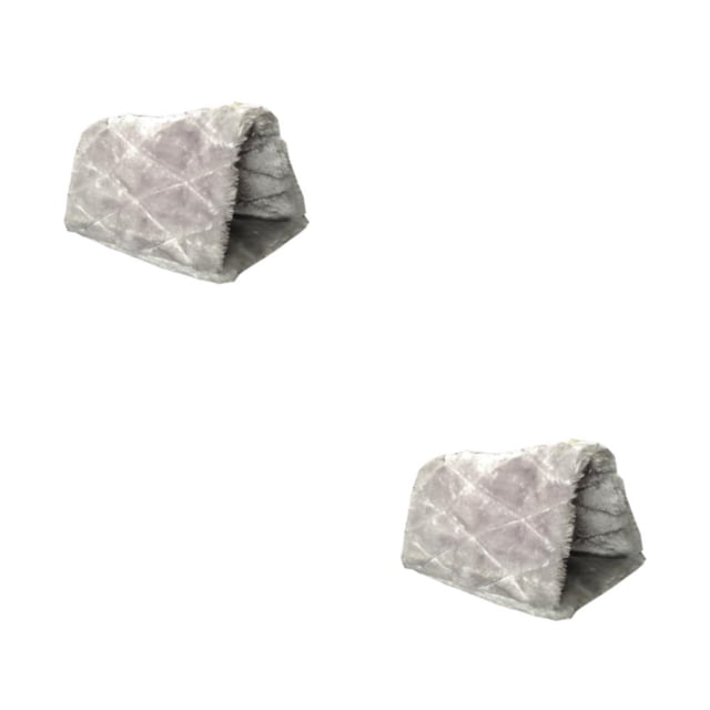 relayinert Soft And Safe Beautiful Bird Cage For Parrot And Canaries Fabric Is Soft gray S (17x16x12cm) 2Set
