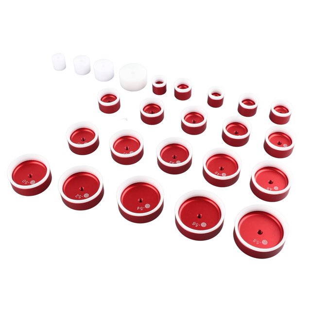 Couvercle de Montre de Presse Machine-Outil, Montre de Presse Kit 24pcs Montre de Capsulage de la Machine Montre Professionnelle Meurt, pour les Horlogers