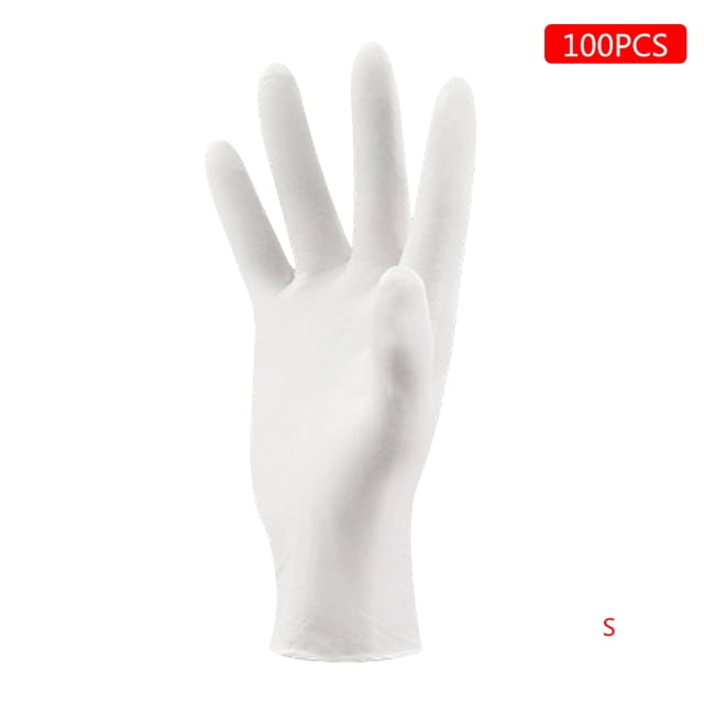 fastboy 100pcs Disposable Non-toxic Hygienic Gloves Kitchen Dishwashing Work Gardening Hand Protection Gloves Latex