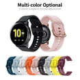 thumbnail image 4 of Replaceable Silicone Watch Strap 20mm Buckle Watch Strap Watch Band Compatible with Galaxy Watch Active2 Pink, 4 of 7