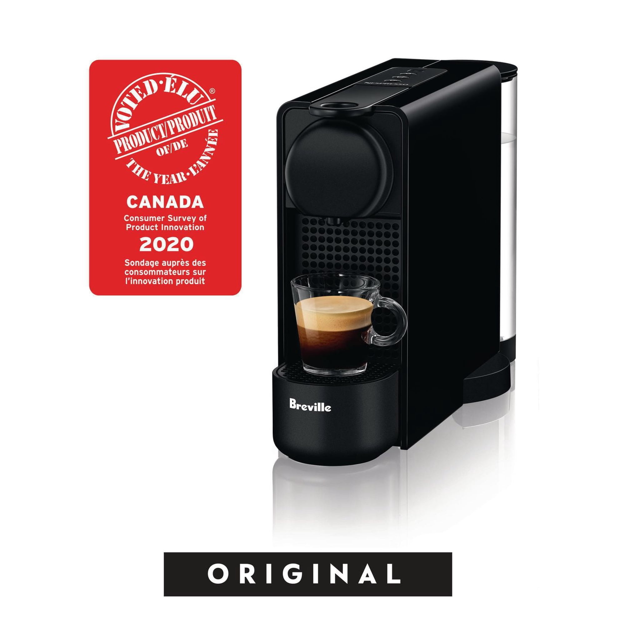 Nespresso® Essenza Plus Espresso Machine by Breville, Black