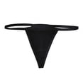 thumbnail image 4 of Womens Thong Low-Rise Seamless Sexy Underwear Threaded Cotton Panties, 4 of 8
