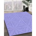 thumbnail image 3 of Ahgly Tapis d'Intérieur Lavable en Machine Carré Transitionnel Bleu Ardoise Clair, 7 Pieds Carré, 3 of 7