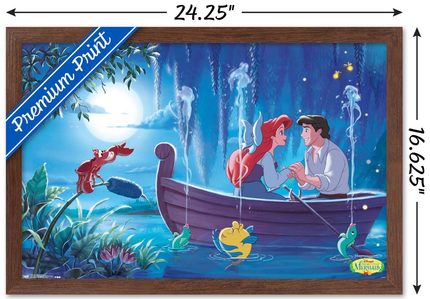 Disney The Little Mermaid - Ariel - Kiss The Girl Wall Poster, 22.375" x 34"