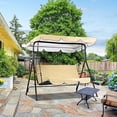 thumbnail image 2 of Feimier Garden Swing Canopy Seats Replacement Set 3 Seats Covers + Swing Canopy Cover, 2 of 10