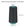 thumbnail image 2 of Unique Bargains 3000 Yards 40S/2 All-Purpose Polyester Sewing Thread (Gray), 2 of 5