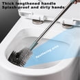 thumbnail image 4 of EGNMCR Toilet Brush Plastic Bristles Bathroom Cleaning Bowl Brush Kit Modern And Compact Toilet Cleaner Brush Long Handle Bristles For Bathroom Long Handle Brush, 4 of 7