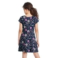 thumbnail image 2 of George Girls' Short-Sleeve Skater Dress, 2 of 6