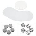 thumbnail image 4 of 100 Pcs Plastic Film For Badges PVC Transparent Film Badges Glossy Film For Refrigerator Stickers Transparent Protective Film For Pin Buckles, Badges And Refrigerator Magnets, 4 of 8