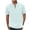 Sky Blue, variant on cfhntfmh Mens Henley Shirts Solid Color Casual Button T-Shirts Stretch Summer Lightweigh Short Sleeve T-Shirt with Pocket S-3xl