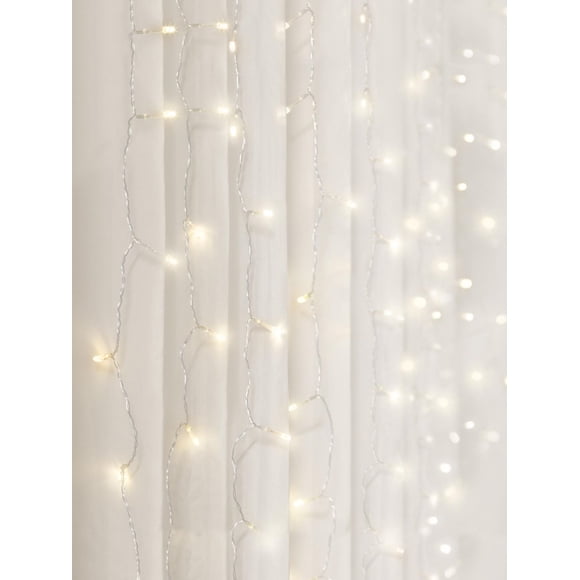 Lumières de Rideau Merkury Éclairage LED en Cascade Blanc Chaud