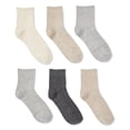 thumbnail image 1 of George Women's Quarter-Crew Socks 6-Pack, 1 of 1