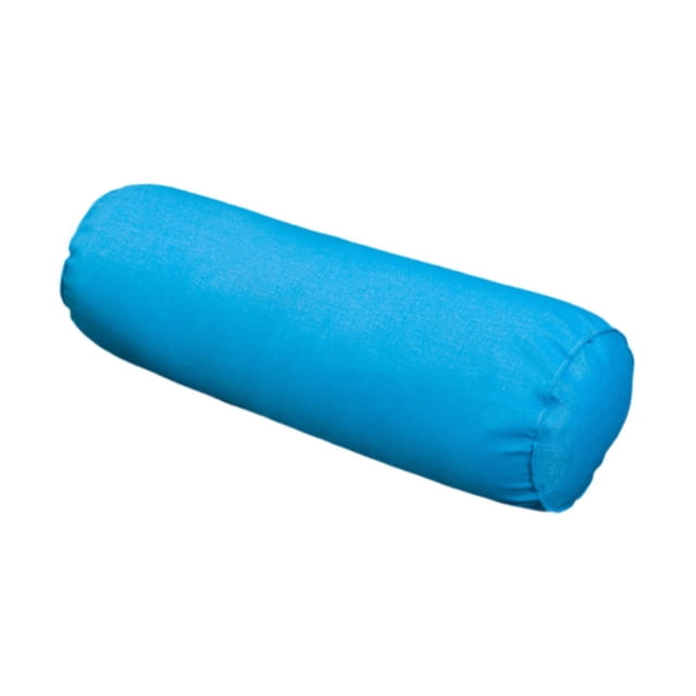 Lipstore Coussin Cylindrique Rond Accessoires de Traversin Soutien du Dos Housse Lavable Bleu