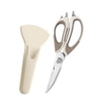 thumbnail image 2 of Cqxid Cutter Under $10 Kitchen Shears Ultra Sharp Stainless Steel Multifunctional Stainless Steel Kitchen Detachable Shears Heavy Duty Meat Scissors Chicken Poultry Fish Herbs Food Scissors, 2 of 9