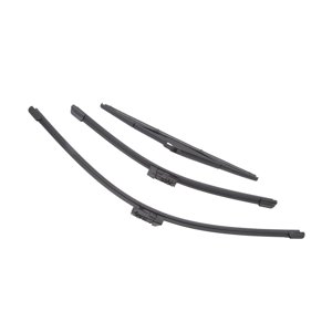 Windshield Wipers, Anti Crack Sturdy Easy Installation Noise Reduction Windshield Wiper Blades Visibility Improvement  for Car