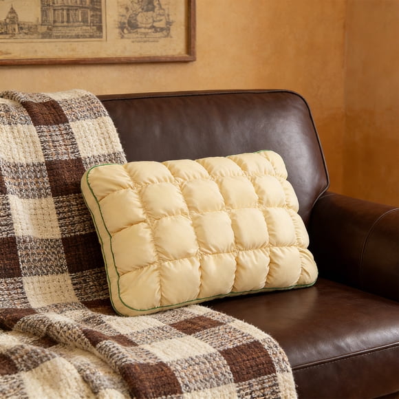 Pineapple Shaped Bread Pillow Insert with High-Resilience Compressed Down-Like Fiber – Hotel-Grade Pillow for Sleeping, Dorm Rooms, and Decorative Use