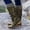 Green, variant on EGNMCR Winter Boots for Women Women Fashion Western Style Cowboy Riding Boots Casual Warm Knee Middle Tube Boots Shoes