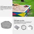 thumbnail image 4 of IFANLANDOR 1Pcs Waterproof Sand Table Cover Grey Oxford Cloth for Outdoor Play, 4 of 6