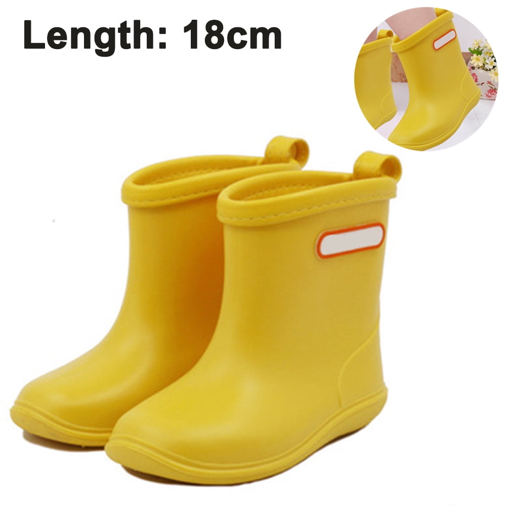 Bottes de Pluie pour Enfants Chaussures Imperméables pour Garçons Filles