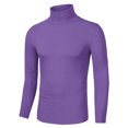 thumbnail image 2 of INSPIRE CHIC Men's Pullover Turtle Neck Long Sleeves Stretchy Slim Fit Tops, 2 of 7