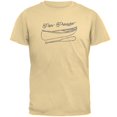thumbnail image 1 of Summer Sun Pier Pressure Canoe Drawing Mens T Shirt, 1 of 1