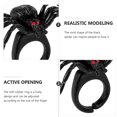 thumbnail image 2 of unbranded Black Spider Rings 20Pcs for  Decor and Party Favors 1.4*1.4*1.4in, 2 of 4