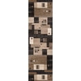 thumbnail image 2 of Rug Branch Montage Collection Tapis de couloir géométrique moderne, 2 of 4
