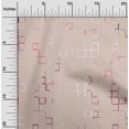 thumbnail image 2 of oneOone Viscose Jersey Peach Fabric Geometric Craft Projects Decor Fabric Printed By The Yard 60 Inch Wide, 2 of 5