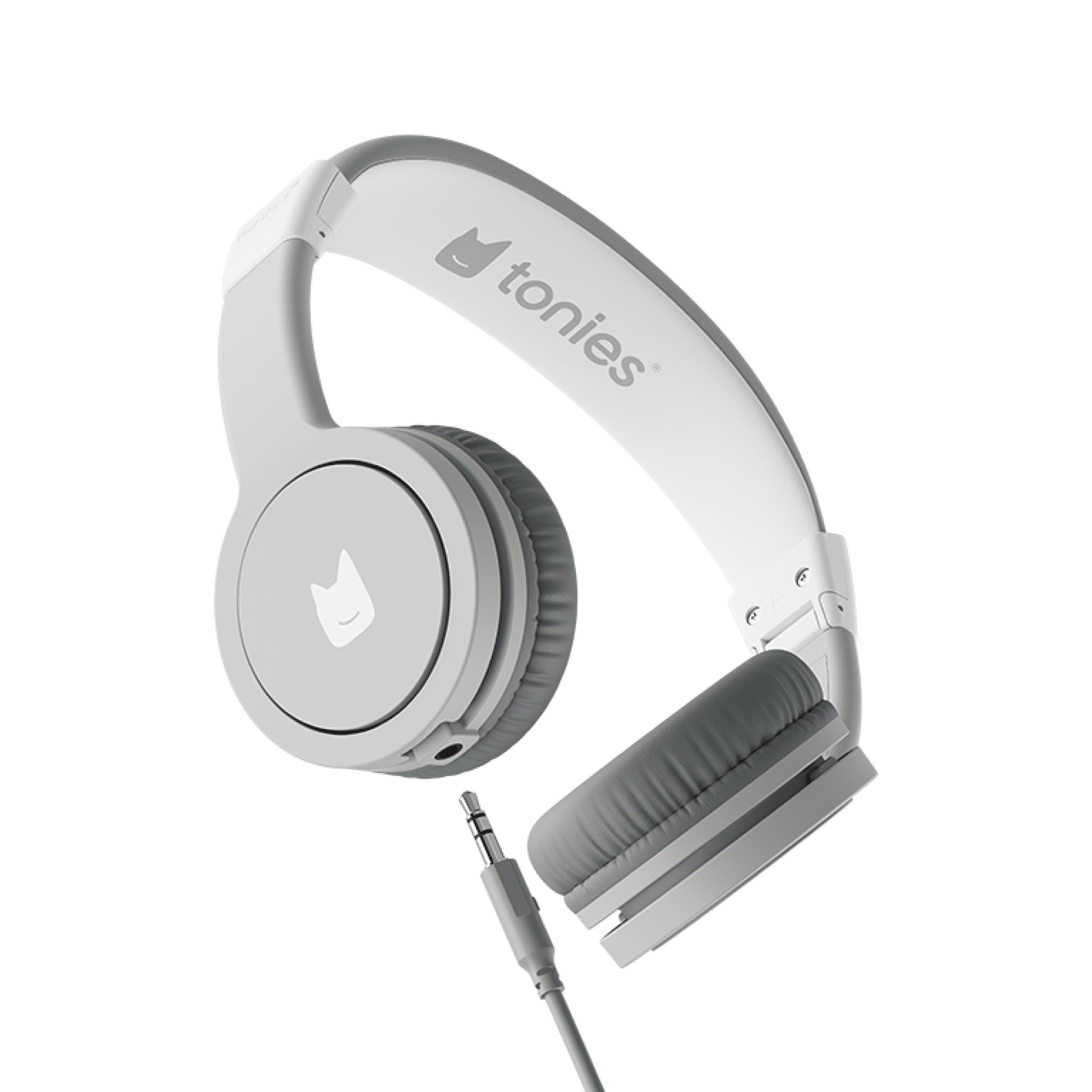 tonies Wired Headphones: Moon Gray 