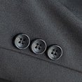 thumbnail image 3 of LOVZFMLL Jackets for Men's Solid Color Leather Suit Fashionable No Iron Plus Leather Suit, 3 of 4
