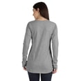 thumbnail image 4 of Inkmeso Tshirt With Buttons Jersey Tee Long Sleeve Top For Women, 4 of 8