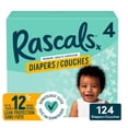 thumbnail image 1 of Couches Rascals Premium, Taille 4, 124 unités, 1 of 9