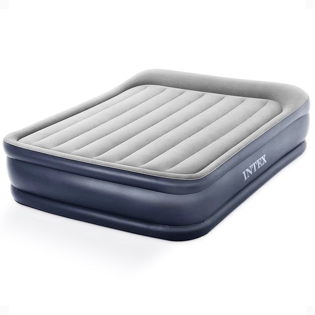 Intex Dura Beam Lit Coussin de Luxe avec Pompe Intégrée, Grand Lit