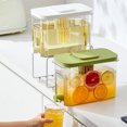 thumbnail image 4 of A Plastic Water Pitcher With Removable Filter 2.2L Bpa Free Large Capacity Cold Brew Tea Jug Leakproof Lid For Refrigerator Juice Infusion #99D79, 4 of 4