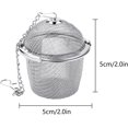 thumbnail image 2 of 2 Pack Stainless Steel Tea Ball Infusers - Loose Leaf Tea, 2 of 5