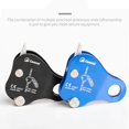 thumbnail image 2 of Safety Rope Grab Rock Climbing Arborist Fall Exploring Rappelling Caving Arrester Pulley Device Black, 2 of 9