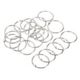 thumbnail image 1 of Unique Bargains Metal Binder Rings, Silver Tone, 20 Count, 20 Pack, 1 of 5