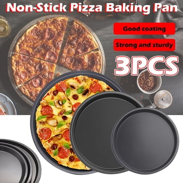 Dvkptbk Baking Tools Round Shallow Pizza Pan Household Pizza Bakeware Western Food Maker Kitchen Gadgets on Clearance