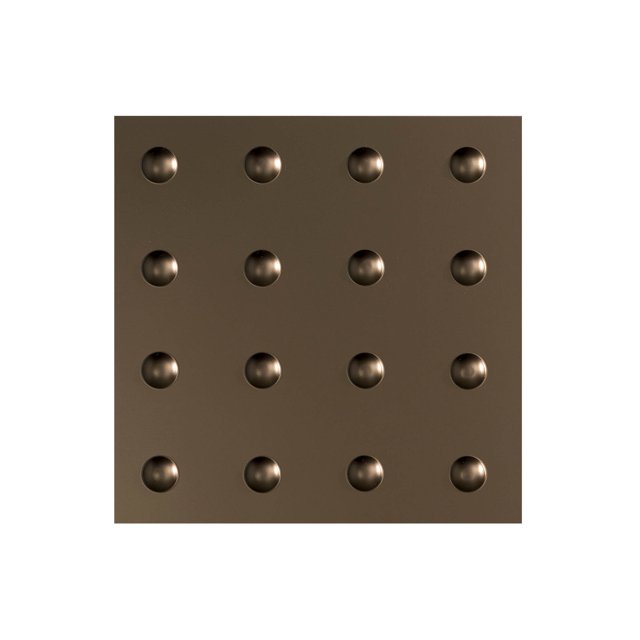 Fasade Dome Argent Bronze Wall Panel Sample 12" x 12"