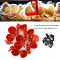thumbnail image 3 of 10Pcs Chicken Poultry Waterer Bowl For Cage Accessories, Automatic Adjustable Drinker Cup Tool, 3 of 8
